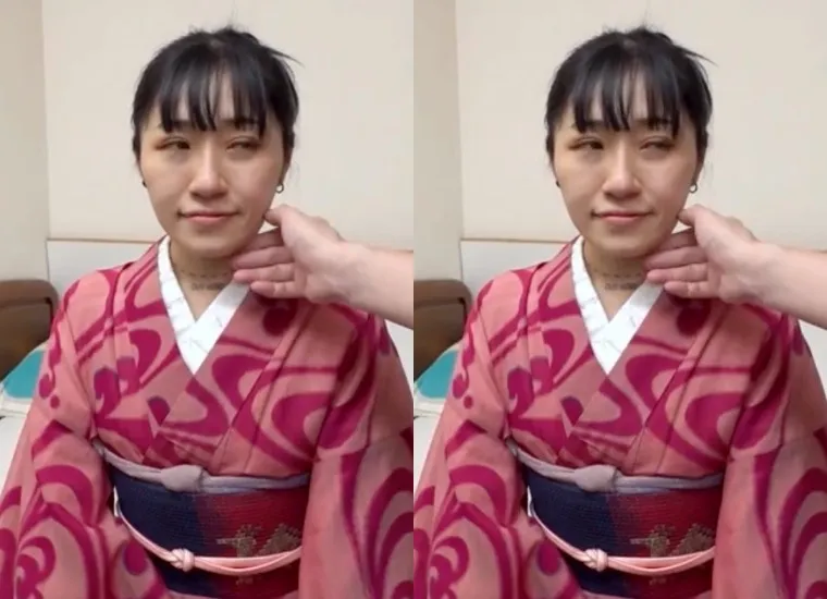 Chị vợ mặc kimono chơi bạo dâm